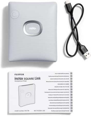Фотопринтер Fujifilm INSTAX SQ Link White - фото 3