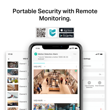 IP-Камера TP-LINK VIGI С340-W-4,PoE, 4Мп, 4 мм, Wi-Fi, H265+, IP66, Bullet, кольорове нічне бачення, зовнішня - фото 5