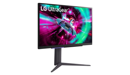 LG Монітор 27" 27GR93U-B 2xHDMI, DP, USB, Audio, IPS, 3840x2160, 144Hz, 1ms, DCI-P3 95%, G-SYNC, FreeSync, Pivot, HDR400 - фото 2