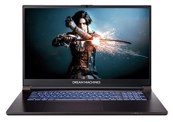 Dream Machines Ноутбук Dream Machines RG2050-17 17.3FHD IPS, Intel i5-12450H, 16GB, F1TB, NVD2050-4, DOS, чорний