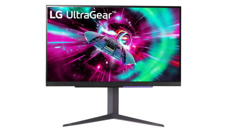 LG Монітор 27" 27GR93U-B 2xHDMI, DP, USB, Audio, IPS, 3840x2160, 144Hz, 1ms, DCI-P3 95%, G-SYNC, FreeSync, Pivot, HDR400 - фото 1