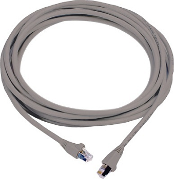 Кросовий шнур Molex PC RJ45, 568B, FTP, PowerCat 6, LSZH, 1m, Grey