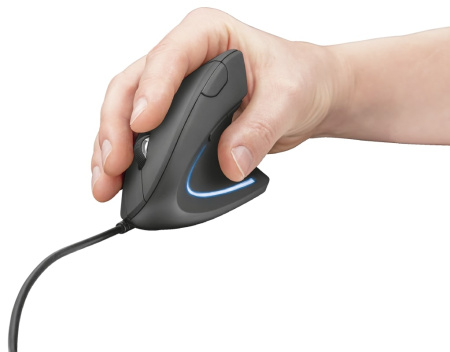 Trust Миша VERTO ERGONOMIC MOUSE BLACK - фото 7