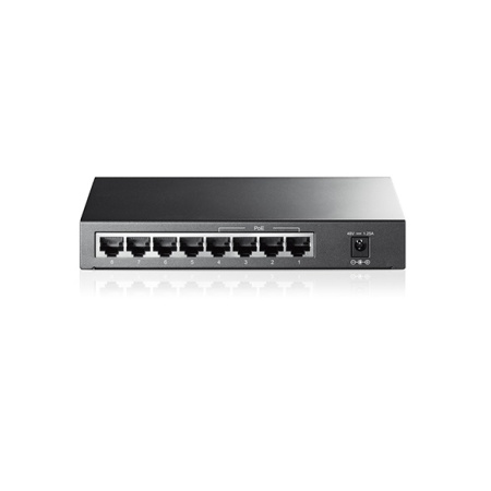 Комутатор TP-LINK TL-SF1008P 8xFE (8xPoE), 65Вт, Некерований - фото 2