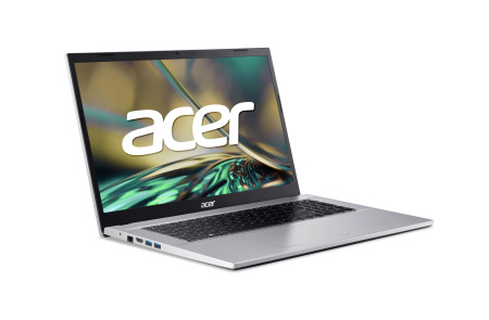 Acer Ноутбук Aspire 3 A317-54 17.3" FHD IPS, Intel i7-1255U, 16GB, F1TB, UMA, Lin, сріблястий - фото 2