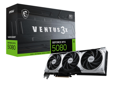 Відеокарта MSI GeForce RTX 5080 16GB GDDR7 VENTUS 3X OC PLUS - фото 7