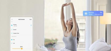 TP-Link Розумна Wi-Fi лампа, з можливістю затемнення Tapo L510E N300 - фото 5