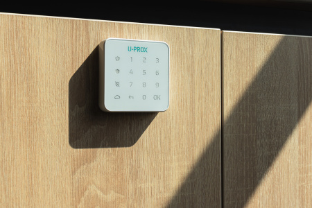 Бездротова сенсорна клавіатура U-Prox Keypad G1 White, 1 група, бездротовий, білий - фото 18