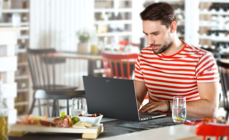 Acer Ноутбук Aspire 15 A15-41M 15.6" FHD IPS, AMD R5-8640HS, 16GB, F512GB, UMA, Win11, сірий - фото 6