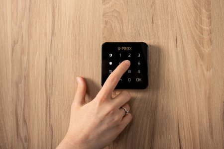 Бездротова сенсорна клавіатура U-Prox Keypad G1 Black, 1 група, бездротовий, чорний - фото 12