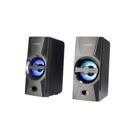 Акустична система MICROLAB B-15 2.0, USB, mini-jack, чорний - фото 1