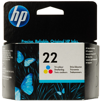 Картридж із друкуючою головкою струменевий HP No.22 DJ3920/3940, PSC1410 color, 5 ml Картридж із друкуючою головкою струменевий HP No.22 DJ3920/3940, PSC1410 color, 5 ml