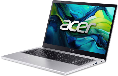 Ноутбук Acer Aspire Go AG15-71P 15.6" FHD IPS, Intel i5-1334U, 32GB, F1TB, UMA, Lin, сріблястий - фото 3