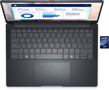 Dell Ноутбук Pro 14 14" FHD+ AG, Intel U7 268V, 32GB, F512GB, UMA, Win11P, чорний - фото 6