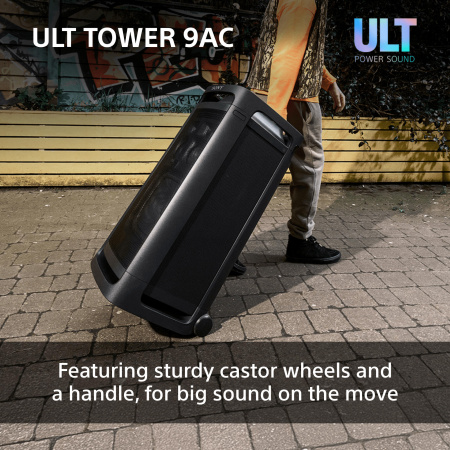 Акустична система Sony ULT TOWER 9AC 2.0, BT 5.3, LED, Party Connect, SBC, AAC, LDAC - фото 13