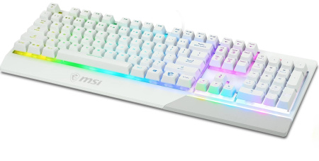 Геймерська клавіатура MSI Vigor GK30 WHITE UA, білий - фото 3