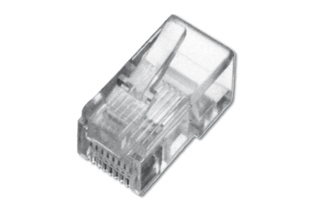 Конектор DIGITUS CAT 5e RJ45, UTP, 100шт. - фото 1 Конектор DIGITUS CAT 5e RJ45, UTP, 100шт. - фото 1