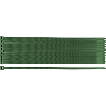 Neo Tools Хомут-стяжка, 50шт, пластик, 7.6х380мм, зелений