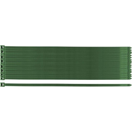 Neo Tools Хомут-стяжка, 50шт, пластик, 7.6х380мм, зелений - фото 1