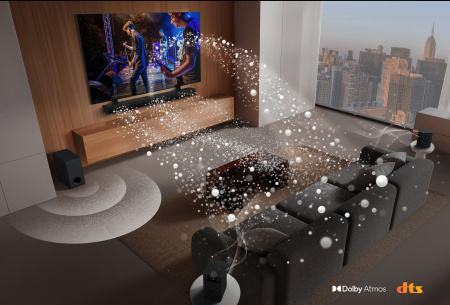 Саундбар LG S70TR 500Вт, 5.1.1, BT, HDMI-ARC, USB, саб, Dolby Atmos® - фото 5