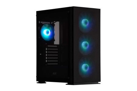 Корпус 2E GAMING Virtus Neo G3301N без БЖ 2xUSB3.0, 1xUSB2.0, 3x140мм ARGB, 1x120мм ARGB, VGA 340мм, LCS ready, контролер з пультом, TG Side Panel, ATX, чорний - фото 2 Корпус 2E GAMING Virtus Neo G3301N без БЖ 2xUSB3.0, 1xUSB2.0, 3x140мм ARGB, 1x120мм ARGB, VGA 340мм, LCS ready, контролер з пультом, TG Side Panel, ATX, чорний - фото 2