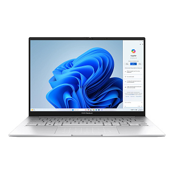 ASUS Ноутбук Zenbook 14 UX3405MA-QD054W 14" FHD OLED, Intel Ultra 7 155H, 16GB, F1TB, UMA, Win11, Сріблястий ASUS Ноутбук Zenbook 14 UX3405MA-QD054W 14" FHD OLED, Intel Ultra 7 155H, 16GB, F1TB, UMA, Win11, Сріблястий