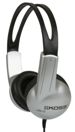 Навушники On-Ear Koss UR10, 3.5 mini-jack, 1.2м, Сірий - фото 1