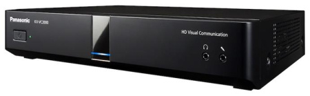 Відеотермінал Panasonic KX-VC2000 2xGE LAN, 1xUSB-A, 6xHDMI, SIP, H.323, 1080p30 - фото 2