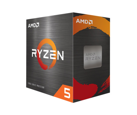 AMD Центральний процесор Ryzen 5 5500 6C/12T 3.6/4.2GHz Boost 16Mb AM4 65W Wraith Stealth cooler Box - фото 1
