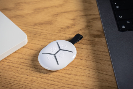 Брелок U-Prox Keyfob B4 White, 4 кнопки, бездротовий, білий - фото 2