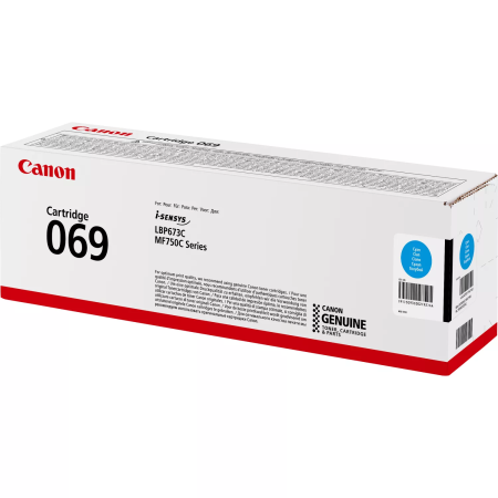 Картридж Canon 069 MF752Cdw/MF754Cdw/LBP673Cdw Cyan (1900 стор) - фото 3
