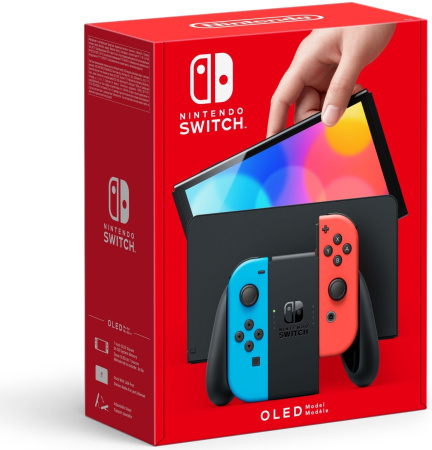 Ігрова консоль Nintendo Switch OLED (неоновий червоний/неоновий синій) - фото 9