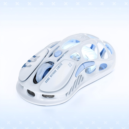 Миша GravaStar Mercury M1 Pro, magnesium alloy body, BT/WL/USB-A, RGB, Ice Blue - фото 5