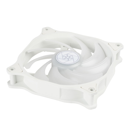 Корпусний вентилятор SilverStone Air Blazer 120RW-ARGB, 120мм, 600-2200rpm, 4pin PWM, 3pin +5VARGB, 7.4-35.6dBa, білий - фото 12
