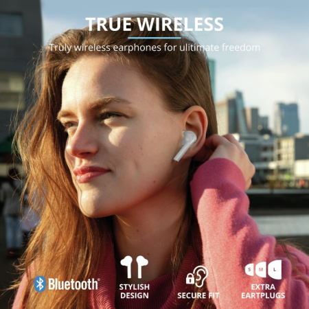 Trust Навушники Nika Touch True Wireless Mic White - фото 14 Trust Навушники Nika Touch True Wireless Mic White - фото 14
