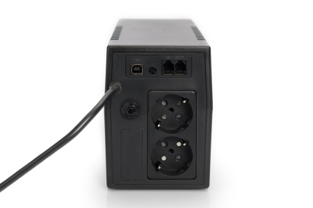 Digitus ДБЖ Line-Interactive, 600VA/360W, LED, 2xSchuko, RJ11, USB - фото 4