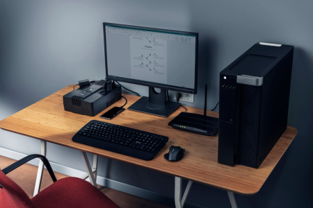 Trust Джерело безперебійного живлення Maxxon 800VA UPS with 6 standard wall power outlets BLACK - фото 10