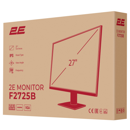 Монітор 2E 27" F2725B D-Sub, HDMI, IPS, 100Hz - фото 13