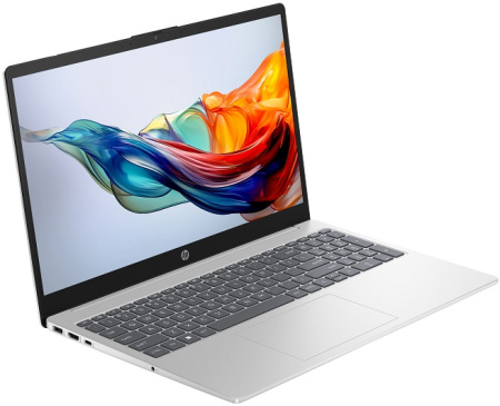 Ноутбук HP 15-fc0057ua 15.6" FHD IPS AG, AMD R5-7520U, 16GB, F1TB, UMA, DOS, сріблястий - фото 2