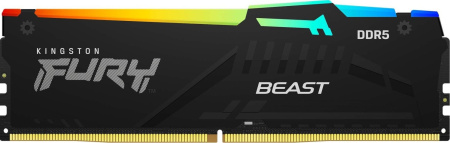 Kingston Пам'ять ПК DDR5 16GB 5600 FURY Beast RGB - фото 1