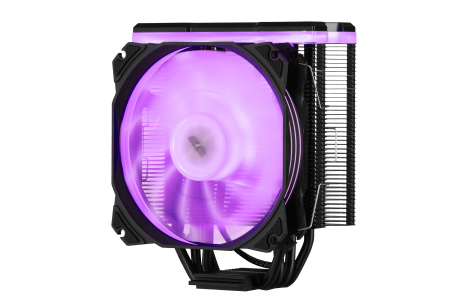 2E Gaming Процесорний кулер Air Cool AC120D4TC-ARGB, LGA1851, 1700, 1366, 1200, 115x, AM5, AM4, AM3, AM3+, AM2, AM2+, FM2, FM1, 4pin PWM, 3pin +5VARGB, TDP 180W - фото 7