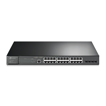 TP-Link Комутатор SG3428MP 24xGE (24 PoE), 4xSFP, 384Вт Керований L2 TP-Link Комутатор SG3428MP 24xGE (24 PoE), 4xSFP, 384Вт Керований L2