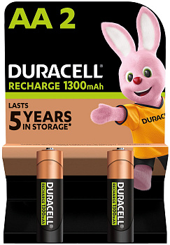 Акумулятори Duracell AA 1300 mAh, 2 шт.