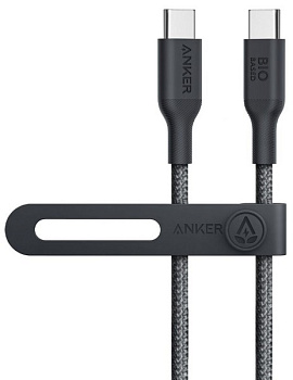 Кабель Anker 544 USB-C to USB-C - 1.8m 140W Bio-Nylon Black