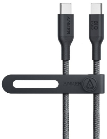 Кабель Anker 544 USB-C to USB-C - 1.8m 140W Bio-Nylon Black - фото 1