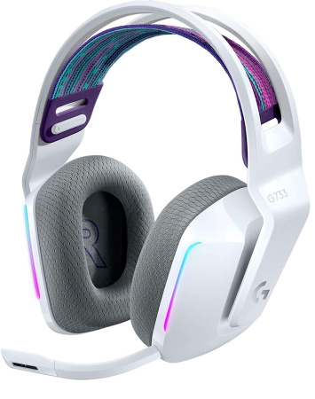 Гарнітура Logitech G733 Lightspeed Wireless RGB White - фото 1
