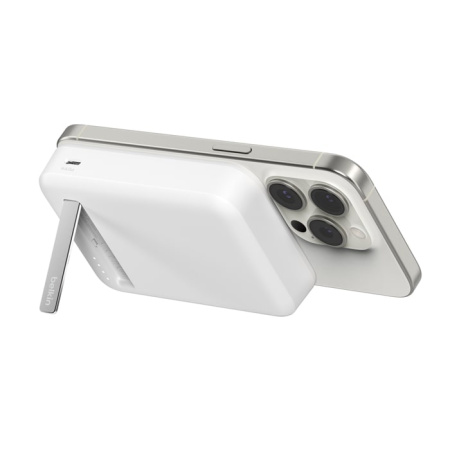 Belkin Акумулятор портативний літій-іонний Power Bank 8000мА·год, 15Вт, MagSafe Qi2, білий - фото 12