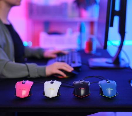 Миша Trust GXT 109 Felox, RGB, USB-A, синій - фото 8