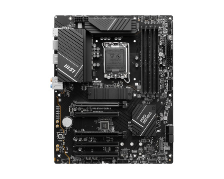 Материнcька плата MSI PRO B760-P DDR4 II s1700 B760 4xDDR4 M.2 HDMI DP ATX - фото 1