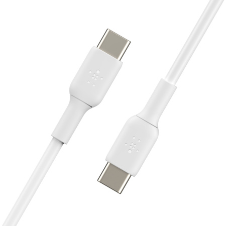 Кабель USB-C > USB-C заряджання/синхронізації Belkin 1м, 60Вт, Type-C, PVC, білий - фото 4